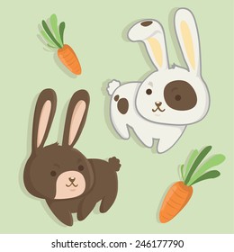 rabbit twins