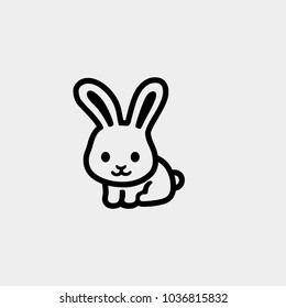 Rabbit. Vector rabbit. 