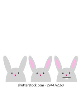 rabbit vector bunny easter cute illustration background