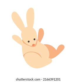 rabbit vector icon flat isolated
