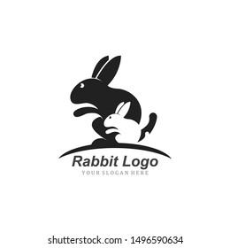 Rabbit vector icon illustration design