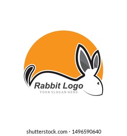 Rabbit vector icon illustration design