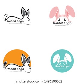 Rabbit vector icon illustration design