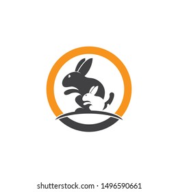 Rabbit vector icon illustration design