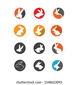 Rabbit vector icon illustration design
