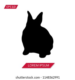 rabbit vector icon symbol