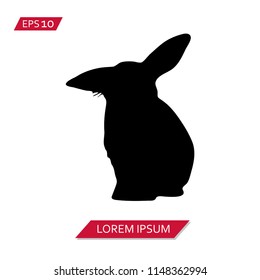 rabbit vector icon symbol