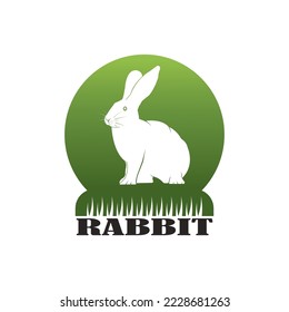 Rabbit vector icon,illustration logo design template.