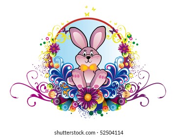 rabbit vector illustration