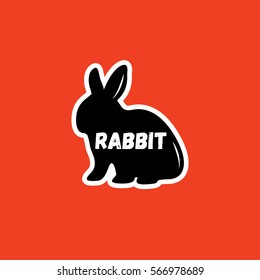 Rabbit vector illustration.