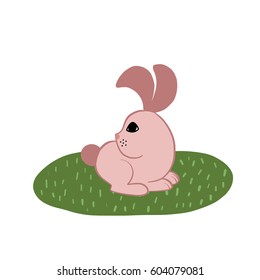 Rabbit, vector illustration