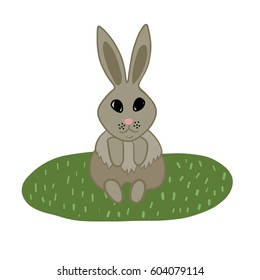 Rabbit, vector illustration