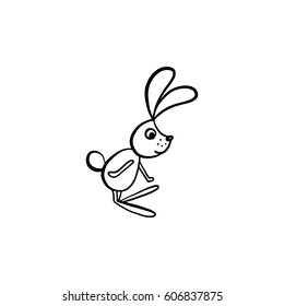 Rabbit, vector illustration
