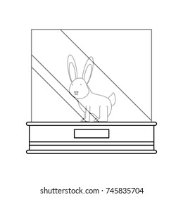 rabbit  vector illustration