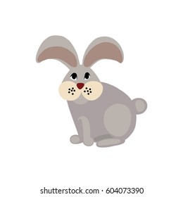 Rabbit, vector illustration, animal