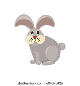 Rabbit, vector illustration, animal