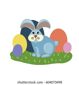 Rabbit, vector illustration, animal