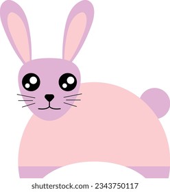 Imagen de vector de conejo o imagen de clip