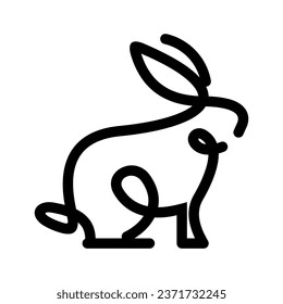 Rabbit Vector Logo Design Template