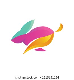 Rabbit Vector Logo Design Templates