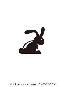 rabbit vector logo graphic design