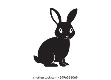 Conejo Vector silueta ilustración de arte