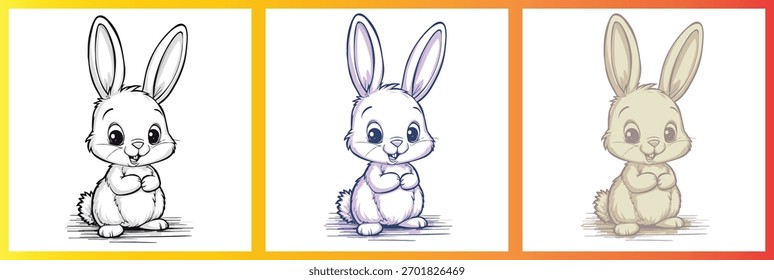 Vectores de conejo Un camino hacia la narración digital Diseñando logotipos de conejo con precisión de Vector.05.eps