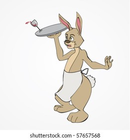 rabbit waiter