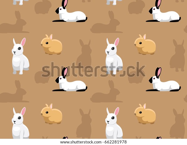 Rabbit Wallpaper Netherlands White Dwarf Stock Vector Royalty Free
