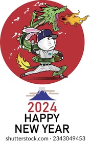 The rabbit who is as active as a dragon.