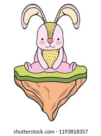 Rabbit wild animal cartoon