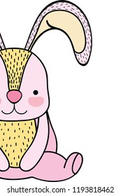 Rabbit wild animal cartoon