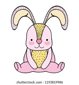 Rabbit wild animal cartoon
