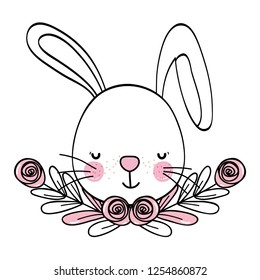 Rabbit wild animal cartoon