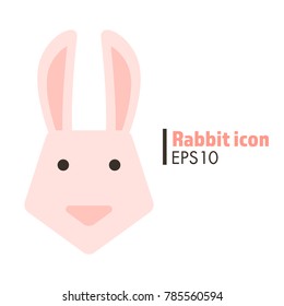 Rabbit zodiac icon vector