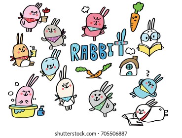 Rabbits.