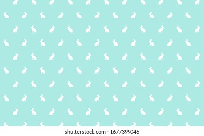 Rabbits background. easter background. seamless pattern. vector pattern
