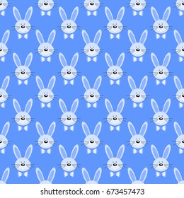 rabbits with carrots seamless pattern, textile, decor, Wallpaper, printed products, cards 3