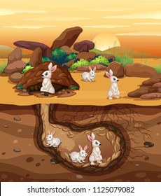 Rabbit Digging Images, Stock Photos & Vectors | Shutterstock