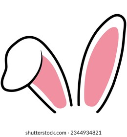 Rabbits Ears Vector Clipart Design