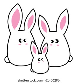 Rabbits family