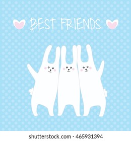 Rabbits friends