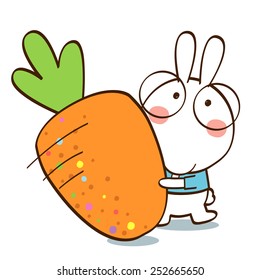 rabbits like carrots