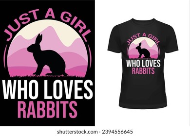 Rabbits lover t shirt design, Animal lover t shirt design, Rabbits t shirt design, T shirt design