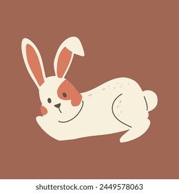  rabbits with this charming collection of hand-drawn vintage-style illustrations.