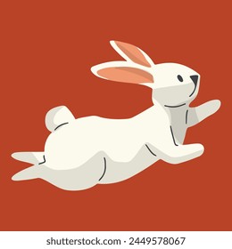  rabbits with this charming collection of hand-drawn vintage-style illustrations.
