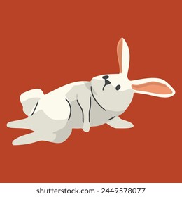  rabbits with this charming collection of hand-drawn vintage-style illustrations.