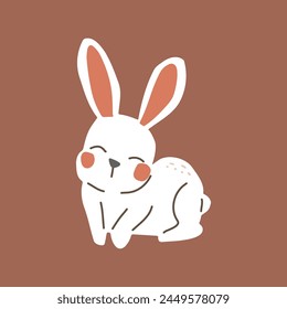  rabbits with this charming collection of hand-drawn vintage-style illustrations.