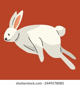  rabbits with this charming collection of hand-drawn vintage-style illustrations.