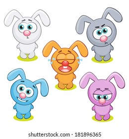 Rabbits (vector illustration)